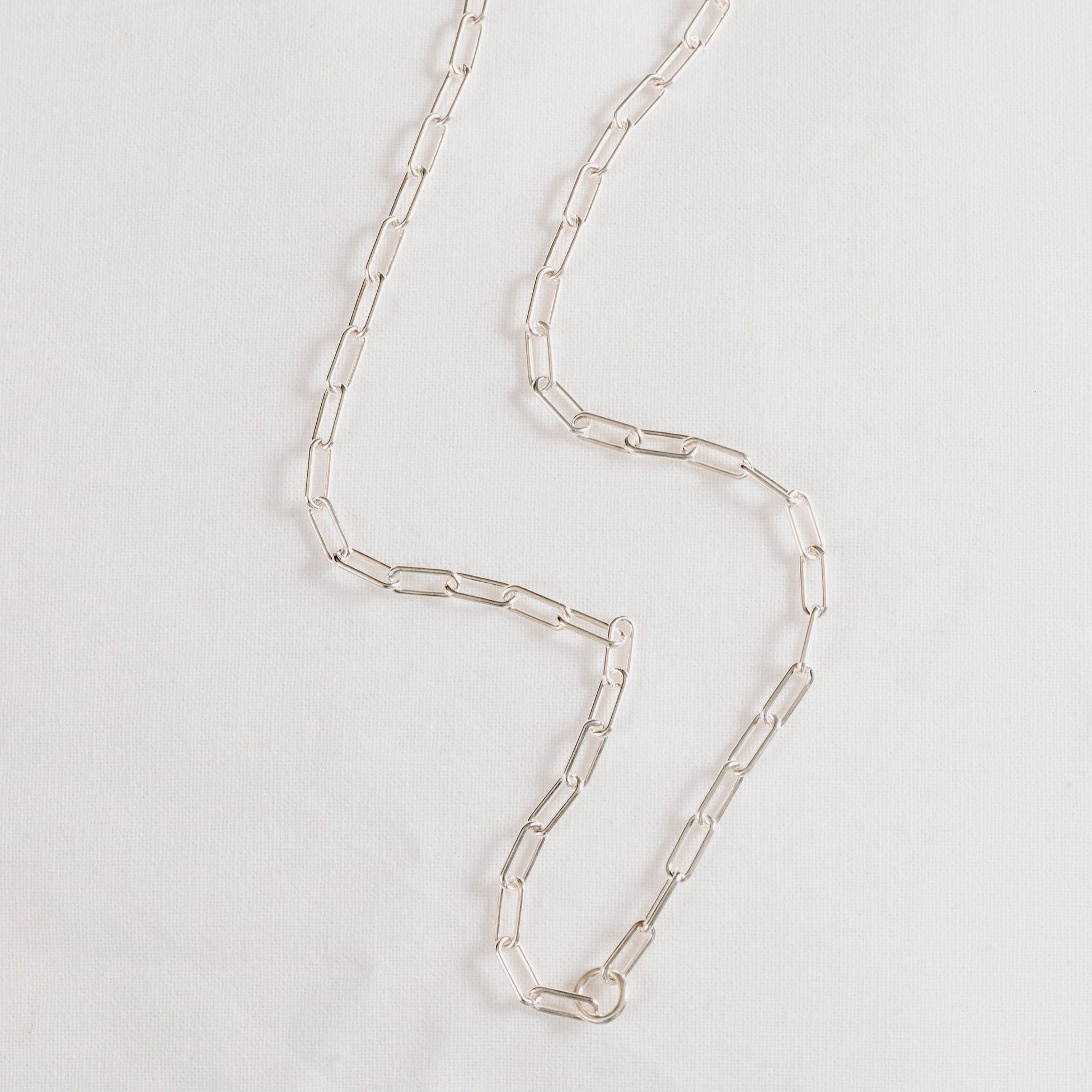 Silver Paperclip chain