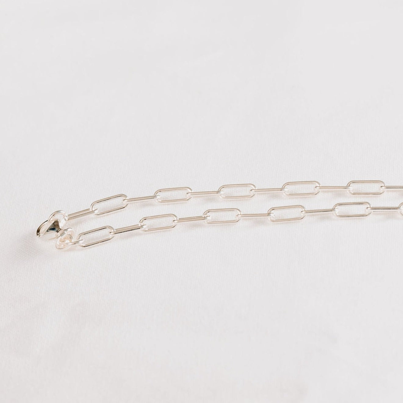 Silver Paperclip chain