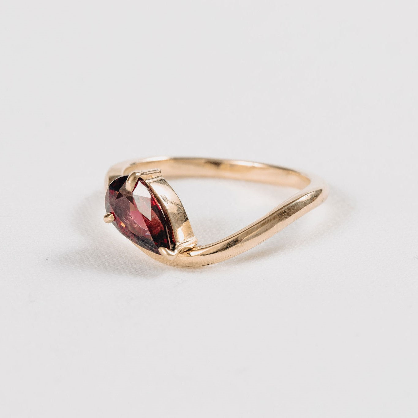 Organic Garnet Ring