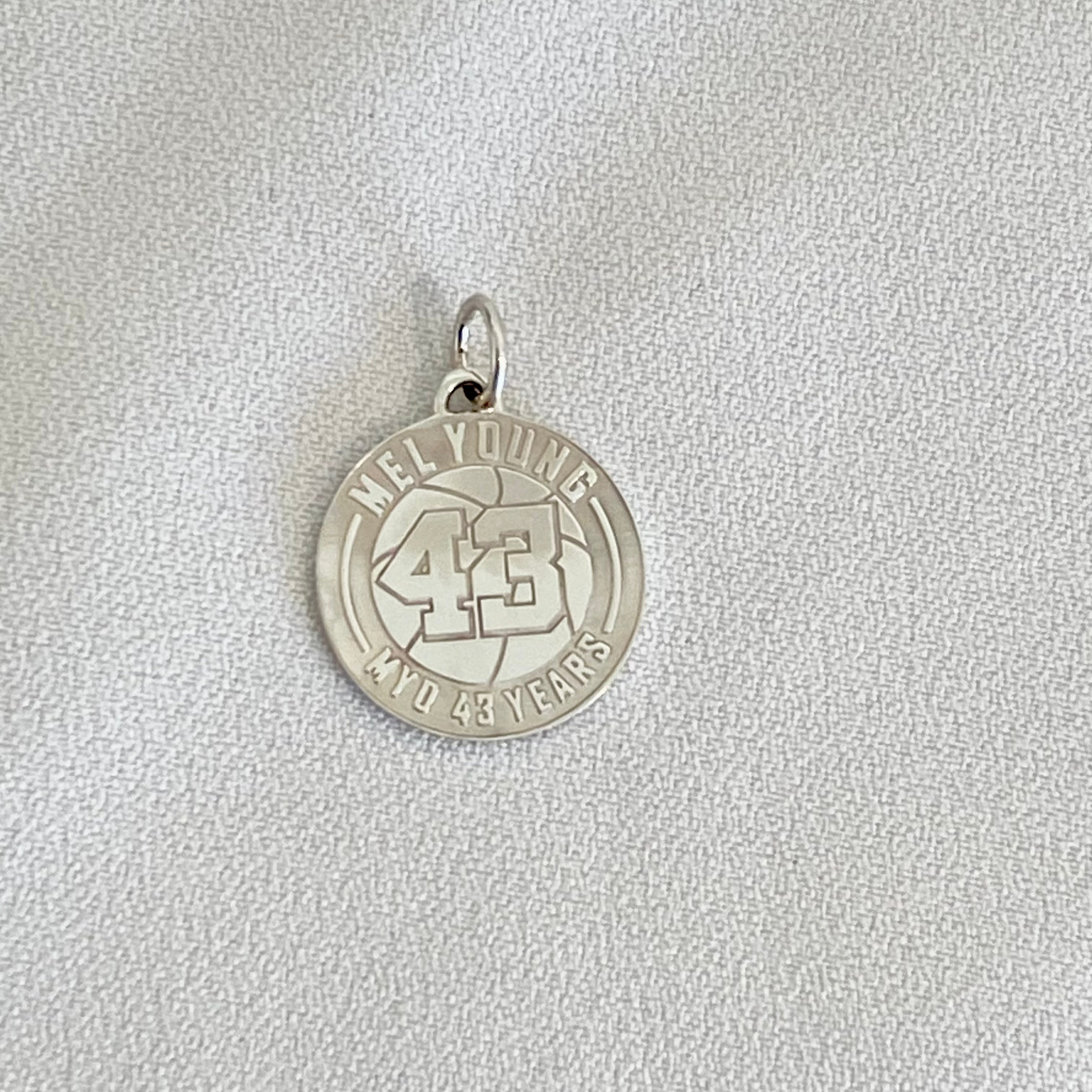 Mel Young #43 Pendant