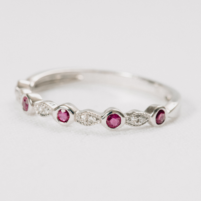 Ruby and Diamond Band