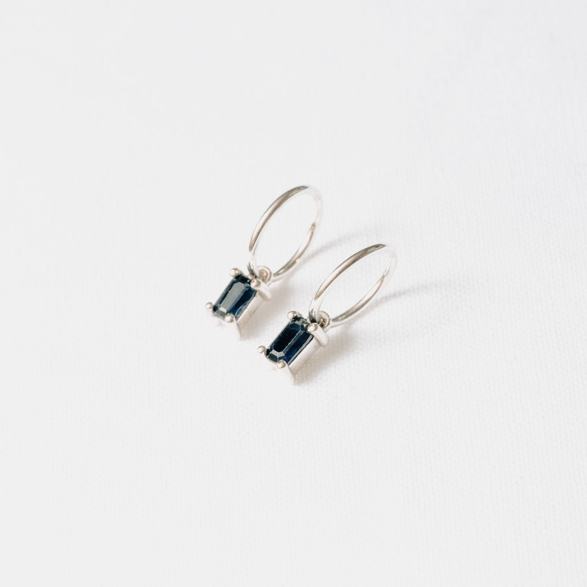 Emerald Cut Danglers on Sleepers