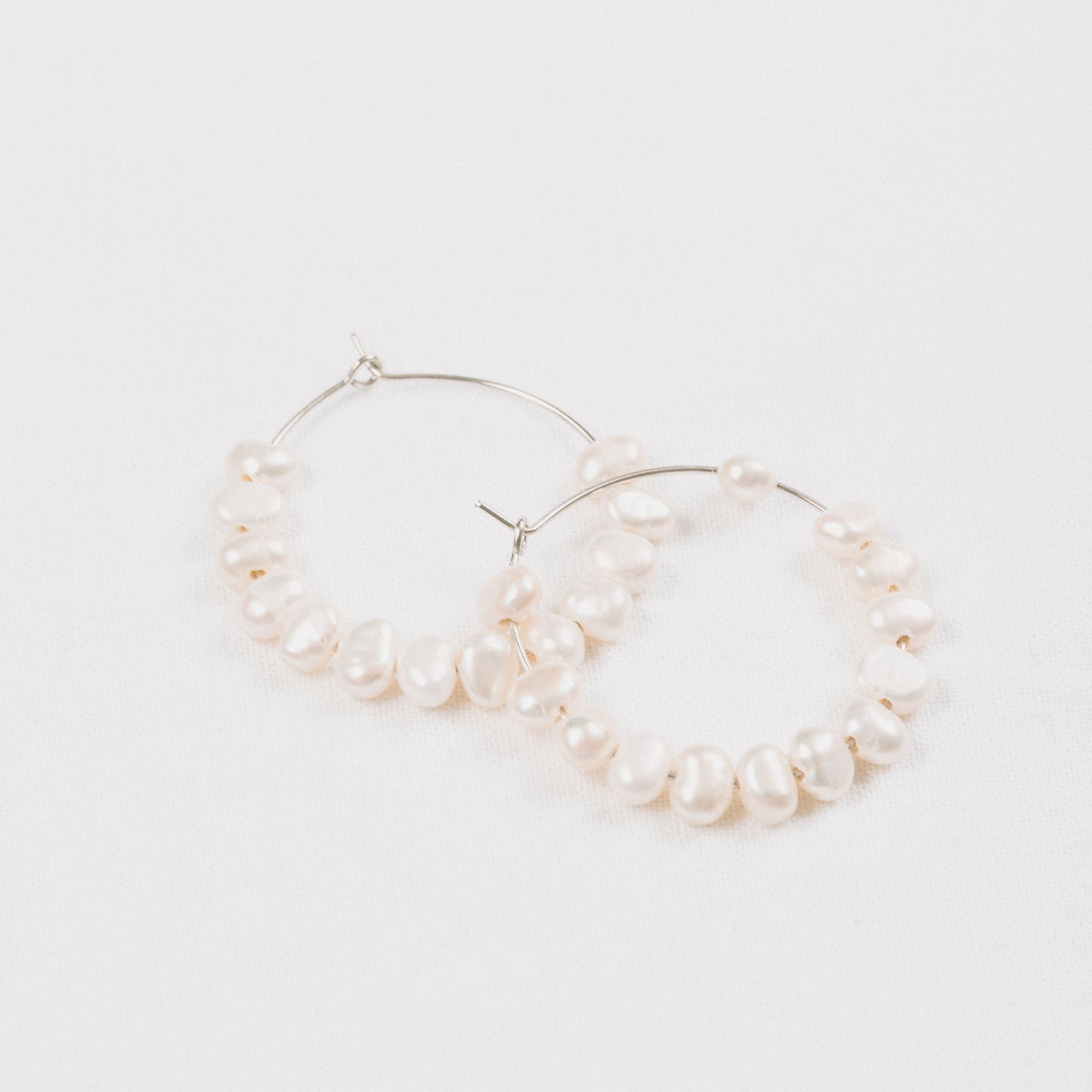 Pearl Hoops