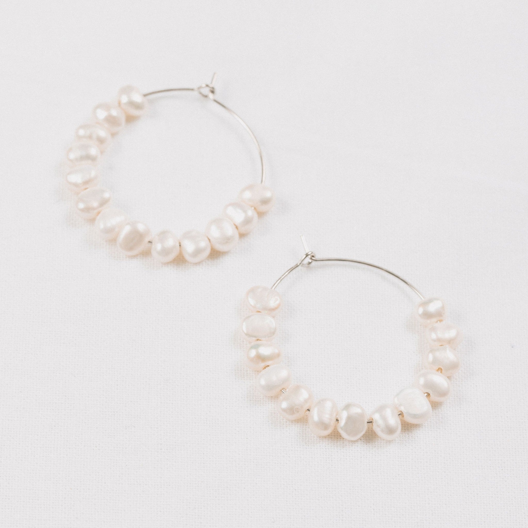 Pearl Hoops