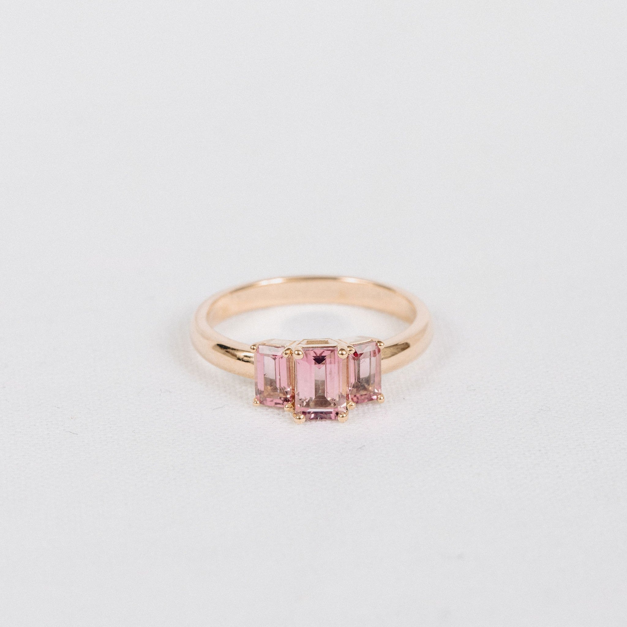 Pink Tourmaline 3 Stone