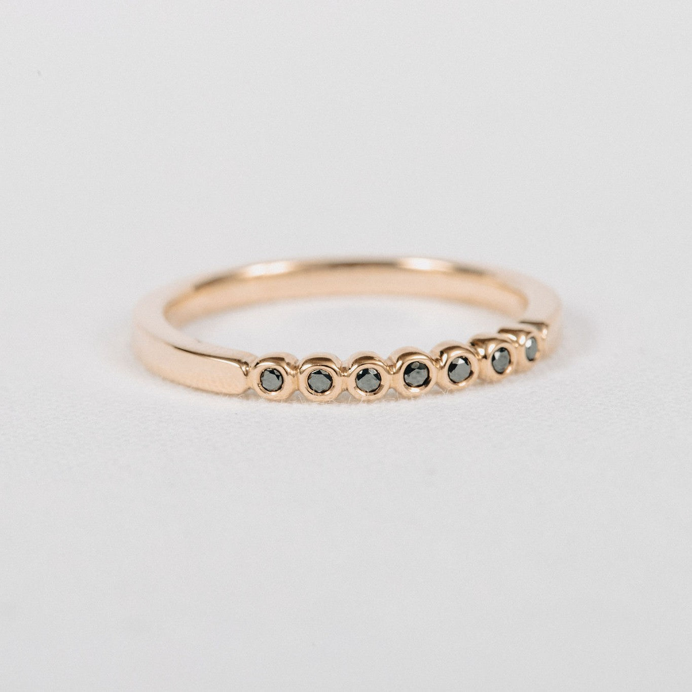 Rub Over Black Diamond Band