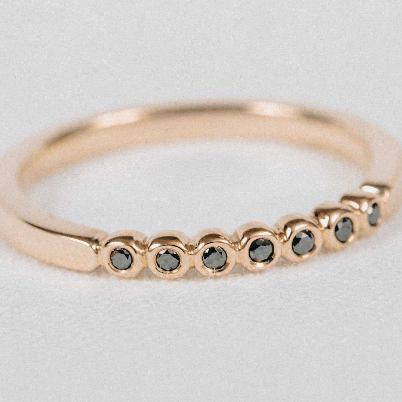 Rub Over Black Diamond Band