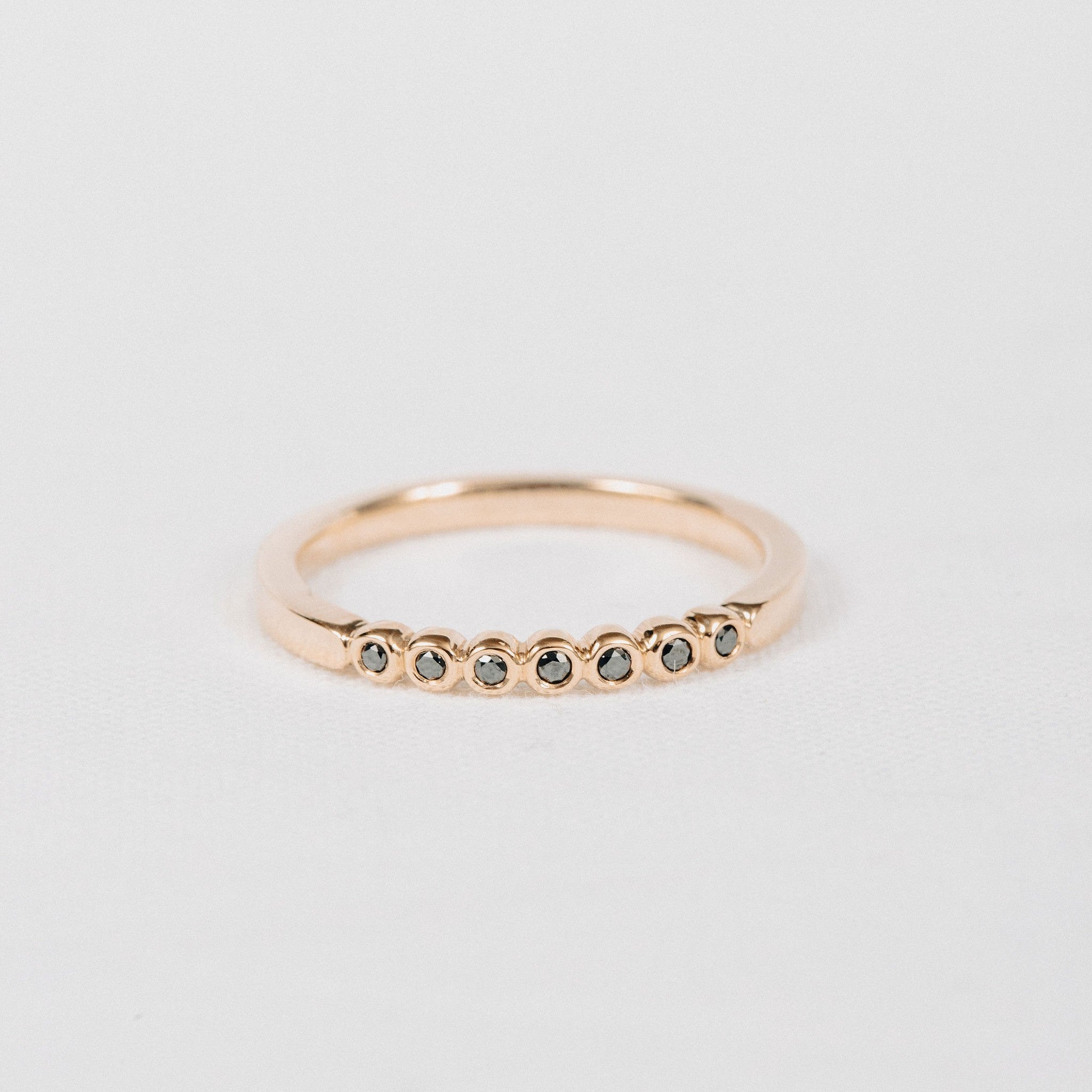 Rub Over Black Diamond Band