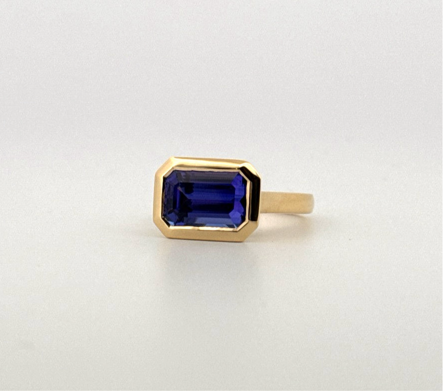 Tanzanite Bezel Ring
