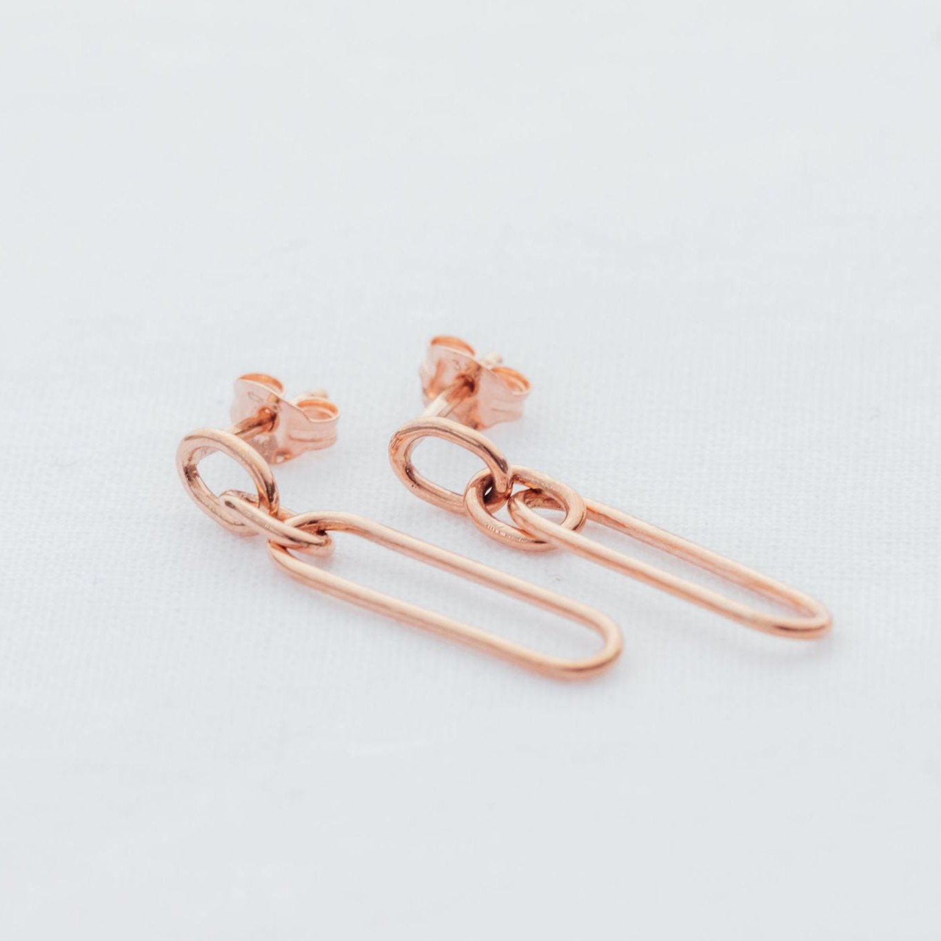 Mini Paperclips Earrings