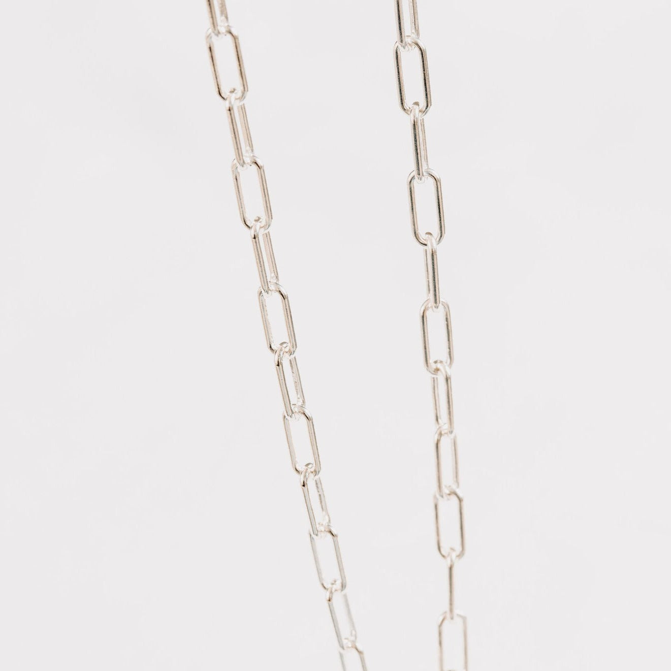 Silver Paperclip chain