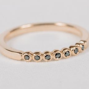 Rub Over Black Diamond Band